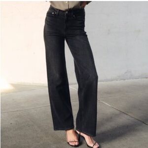 AYR The Secret Sauce Wide Leg Jeans Date Night Faded Black Sz 31R